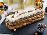 Mille-feuilles praliné, feuillantine et chantilly vanille {bientôt Noël}