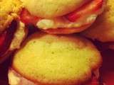 Whoopie pies version shortcake aux fraises