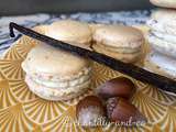 Macaron noisette vanille