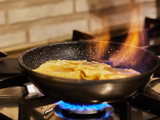 Crêpes flambées au rhum