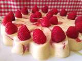 Entremet fraises-framboises