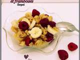 Farz Buen, banane et framboises