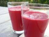 Tour en cuisine 67: Smoothie aux fruits rouges