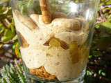 Verrine aux pommes caramélisées, spéculoos et praliné