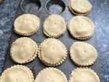 Mini Apple & Pear Pies (petites tourtes aux pommes)