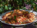 Salade de chou blanc, carotte et noix de cajou au curcuma