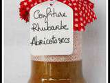 Cadeaux gourmands : Confiture de rhubarbe aux abricots secs