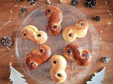 Lussekatter ou brioches de sainte Lucie suédoises au safran