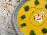 Velouté de carotte et patate douce à la vanille et fromage frais, Tous en cuisine menus de fêtes avec Cyril Lignac