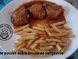 Dos de poulet bière brune et vergeoise