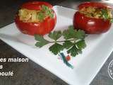 Tomate farcie au taboule aux epices douces