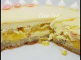 Entremet exotique ananas, vanille et citron vert