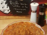 Quiche sans pâte à la tomate