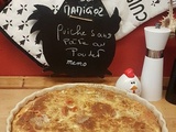 Quiche sans pâte gratinée au poulet au pot