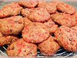 Cookies muesli/praline/chocolat blanc