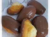 Madeleines xxl coque chocolat