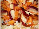 Tarte rustique aux abricots/nectarines romarin