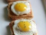 J13 : mini croques aux oeufs de caille ou comment j'ai enfin trouvé une utilisation géniale à ces petits toasts de fêtes