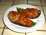 Aubergines farcies au Beaufort