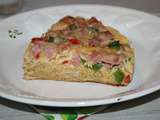 Bread-quiche aux poivrons (facile et rapide)