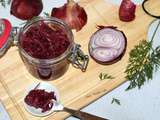 Chutney savoureux aux oignons rouges