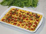 Clafoutis aux tomates cerises ( 2 versions )