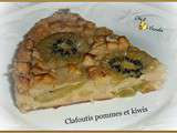 Clafoutis pommes kiwis