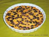 Clafoutis pommes raisins à la semoule