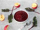 Compote rose ( pommes et betteraves )