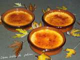 Crème brûlée de potiron