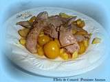 Filet de canard pommes ananas