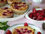 Flans Jordans aux framboises