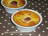 Gratin de nectarine au tapioca (ou autres fruits)