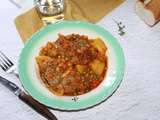 Légumes et jarret de veau façon osso bucco