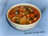 Minestrone aux pois chiches