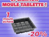 Offre avec le moule tablette Guy Demarle