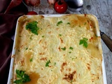 Parmentier de panais aux 2 viandes