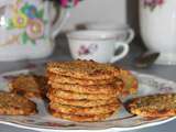 Petites galettes d'avoine coco