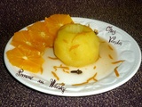 Pomme au whisky ( pour 1 pers )