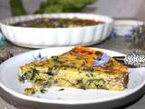 Quiche au quinoa , blettes et champignons