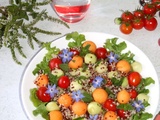 Salade bonne mine de quinoa au melon