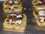 Tartineflettes au chèvre