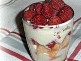 Trifle aux framboises ( ou aux fraises)