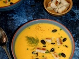 Velouté de butternut aux quenelles