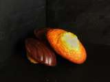 Madeleines avec coque en chocolat