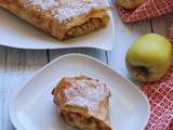 Strudel aux pommes et pralin