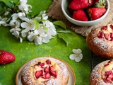 Brioches aux fraises, cream cheese et citron