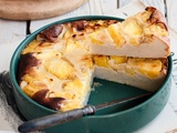 Clafoutis à l'ananas et lait de coco