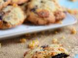 Cookies nougatine et chocolat