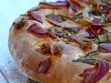 Focaccia à la châtaigne, pancetta et romarin d'après Jamie Oliver